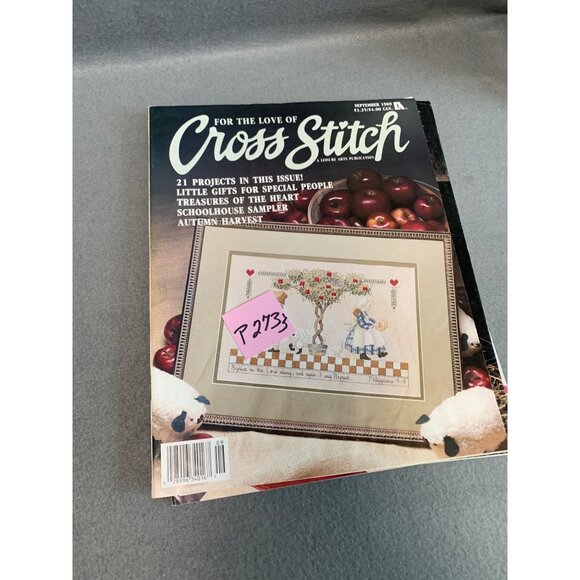 Vintage "For The Love of Cross Stitch" Magazines 4 Issues Leisure Arts 1989 & 97 - Picture 6 of 6